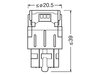 W21/5W LED-Lampen Osram LEDriving® SL White 6000K - W3x16q