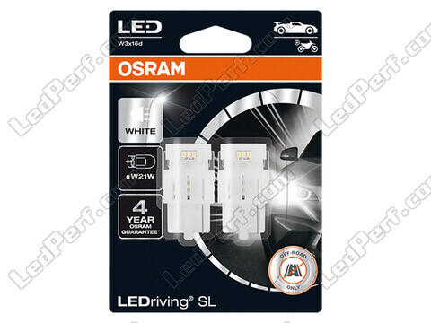 W21W LED-Lampen Osram LEDriving® SL White 6000K - W3x16d