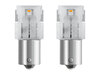 Ampoules LED oranges PY21W Osram LEDriving® SL  - BAU15s