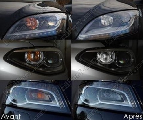 Led Clignotants Avant Nissan Micra IV avant et apres