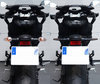 Comparatif avant et après le passage aux clignotants Séquentiels à LED de Honda CB 500 F (2013 - 2015)