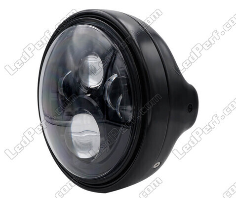 Exemple de Phare et optique LED noirs pour Suzuki Marauder 250