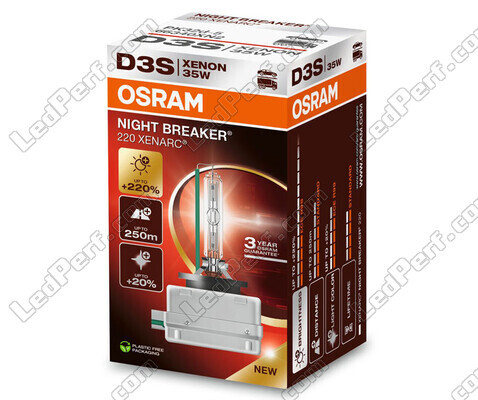 Ampoule Xénon D3S Osram Xenarc Night Breaker 220 - 66340XN2 dans son emballage