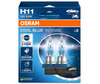 Paire d'Ampoules Osram H11 Cool blue Intense Next Gen LED Effect 5000K