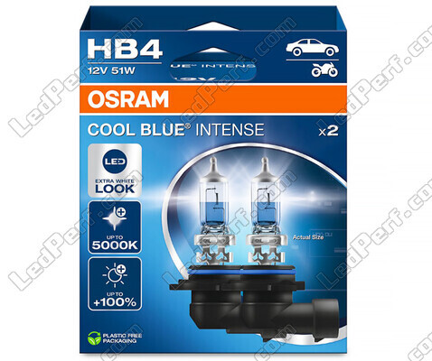 Paire d'Ampoules Osram HB4 Cool blue Intense LED Effect 5000K