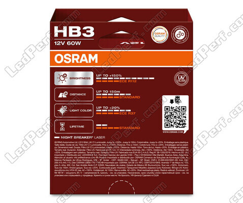 HB3 Lampen Osram Night Breaker Laser +150 % - 9005NL-2HB