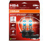 Packung mit 2 Lampen HB4 Osram Night Breaker Laser + 150% - 9006NL-2HB