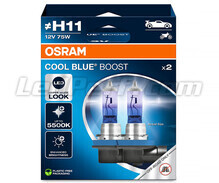 Pack de 2 Ampoules H11 Osram Cool Blue Boost - 5500K - 62211CBB-2HB