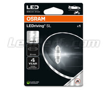 LED-Soffittenlampe Osram LEDriving SL 31 mm C3W - White 6000K