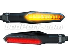 Clignotants dynamiques LED + feux stop pour Indian Motorcycle Scout springfield / deluxe 1442 (2001 - 2003)