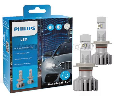 Philips Ultinon Pro6000 H7-LED mit Zulassung für Dacia Duster
