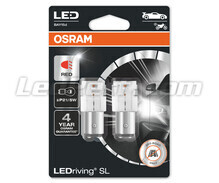 Ampoules LED P21/5W Osram LEDriving® SL Rouges - BAY15d